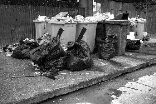Professional rubbish clearance team at Baker Street